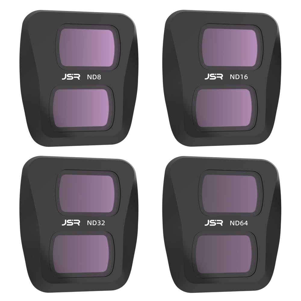 Coyktonty Lens Filter for DJI Air 3, Air 3 Lens Protection Filter Set, Air 3 Accessories (ND8+ND16+ND32+ND64)