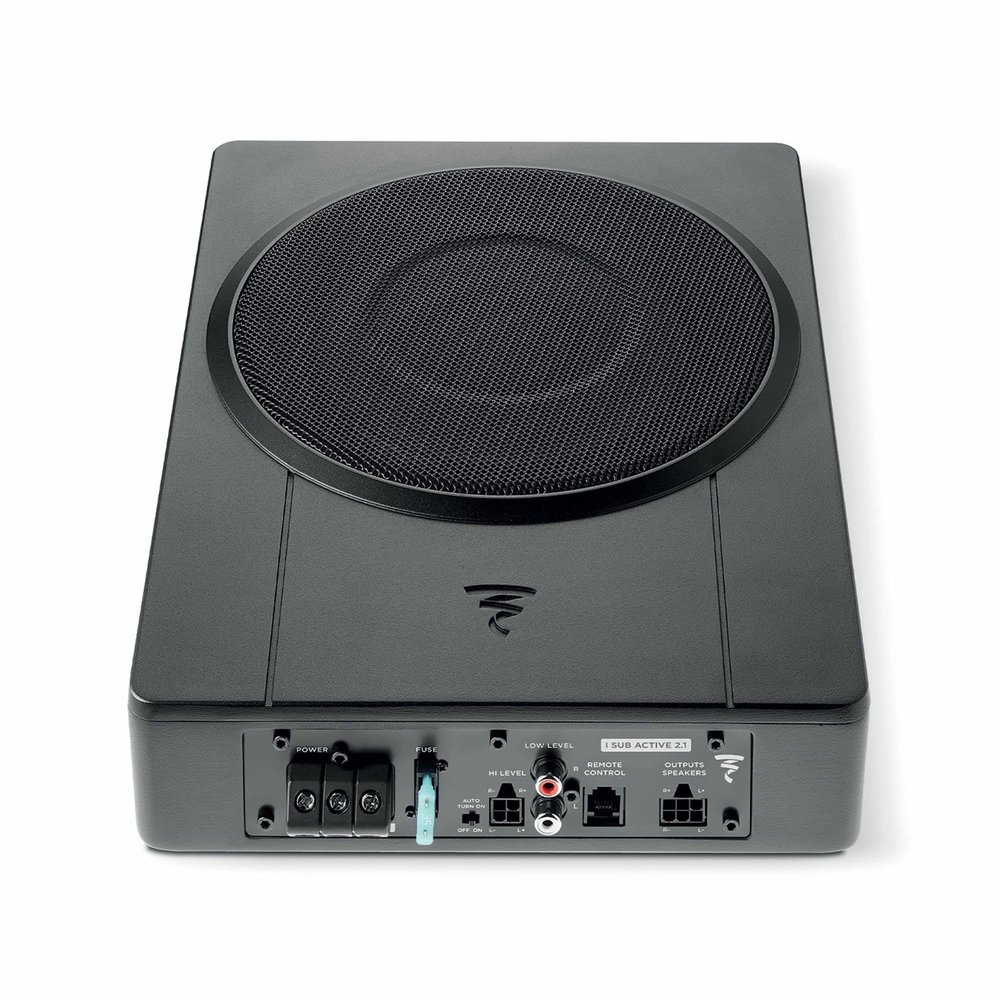Focal ISUBACTIVE 8 Bomba Underseat Amplified Subwoofer, RMS: 75W - MAX: 150W