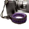 RONGBOER Handcrafted Camera Hand Strap,Macrame Camera Wrist Strap For Photographers,Camera Strap Quick Release Adjustable, Black Dark Blue Red, 12*18*2.2cm view 1