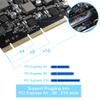Sinefine USB PCIe Card Power Delivery 4 USB Type-C Ports, PCIe USB3.1(USB 3.2 Gen 2) with 10 Gbps Motherboard Card for PC Desktop view 4