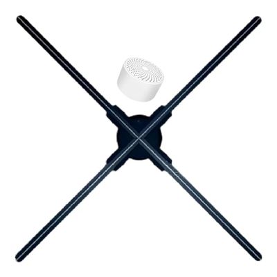 26" 3D Hologram Fan Projector with Speaker, 1152*1152