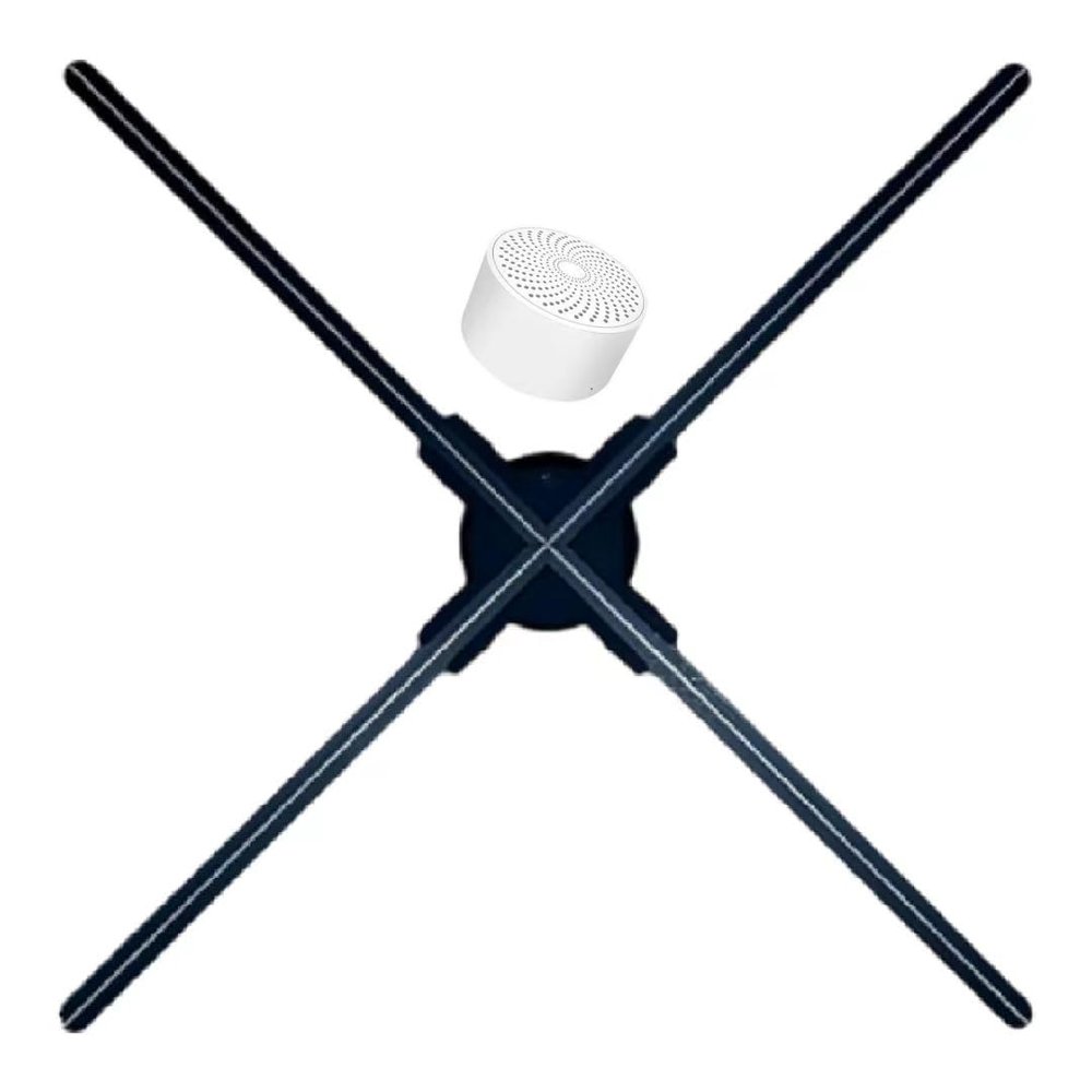 26" 3D Hologram Fan Projector with Speaker, 1152*1152