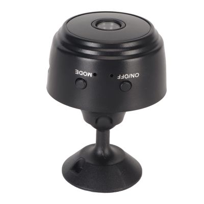 DAUZ Mini WiFi Security Camera, 1080P HD Night Mini Motion Detection APP Control Strong Magnet Home Security Cameras for Baby for Office for Pet (Black)