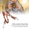 Gavigain Dual Shoulder Leather Harness, Two Cameras Leather Strap, Brown view 2