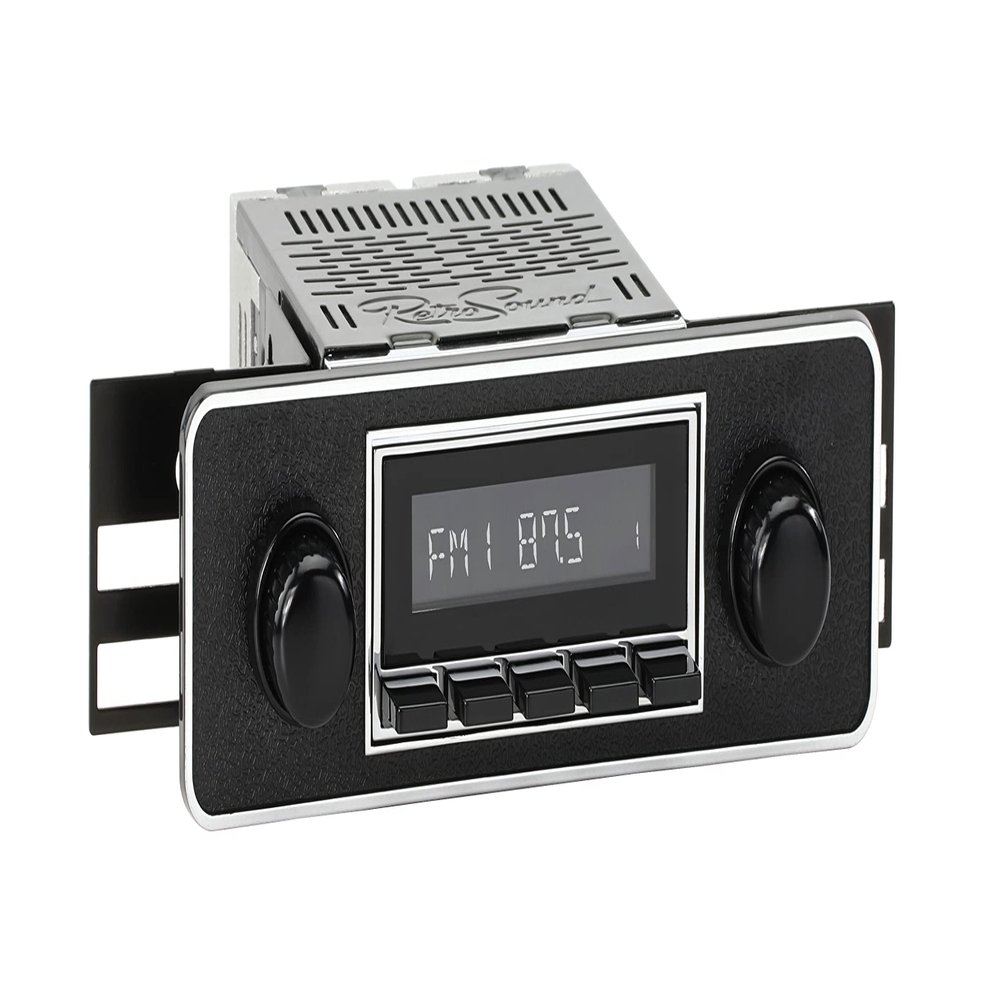 RetroRadio Compatible with 1965-74 Porsche 911 Features Include Bluetooth, USB, AM/FM HCB-M2-502-36-96P