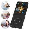 MP3 MP4 Player 8GB Memory 64GB Expandable, 30 Hours Playback, Lightweight and Portable, Easy to Use, Lossless Sound Quality, Supports Multiple Formats (Black) view 2