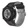 INF Silicone Watch Strap Compatible with Garmin Approach S2 /S4, Breathable Adjustable Sport Watch Band Replacement Wristband Bracelet Two-in-One Color, Black&Grey view 1
