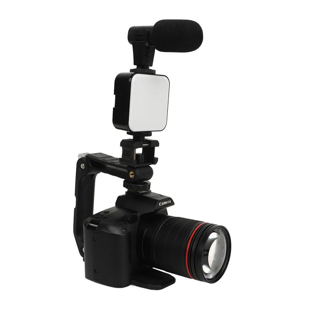 GOWENIC 4K 64MP Digital Camera, Vlogging Camera with 3in Color Display, 16X Digital Zoom 4k Video Camera Camcorder with Fill Light, HD Night Vision