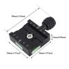 Swivel Stud Bipod Rail Adapter Head Black Metal Metal Clamp Quick Release Plate for RRS pod Head Lj view 2