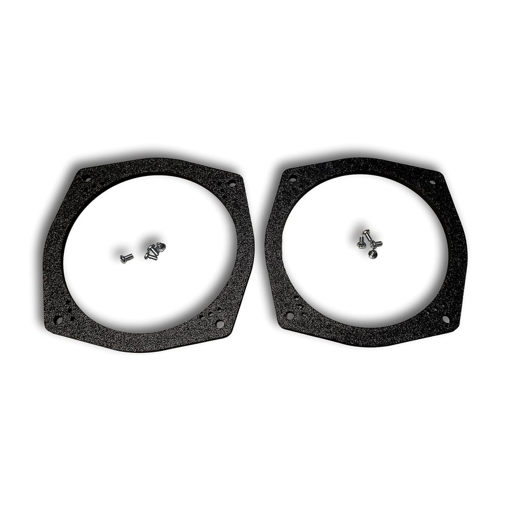 1 Pair - 6 1/2" 6.5" Front or Rear Speaker Adapters Compatible with 2002-2007 Mitsubishi Lancer - SPKBRK010