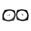 1 Pair - 6 1/2" 6.5" Front or Rear Speaker Adapters Compatible with 2002-2007 Mitsubishi Lancer - SPKBRK010 view 1
