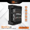 PRV Audio QS400.4 2 Ohm Mini Compact 4 Channel Car Audio Amplifier 4 x 100 Watts RMS at 2 Ohm - 400 Watt Amp Stereo 12 Volts Amp Class D Full Range Bridgeable view 2