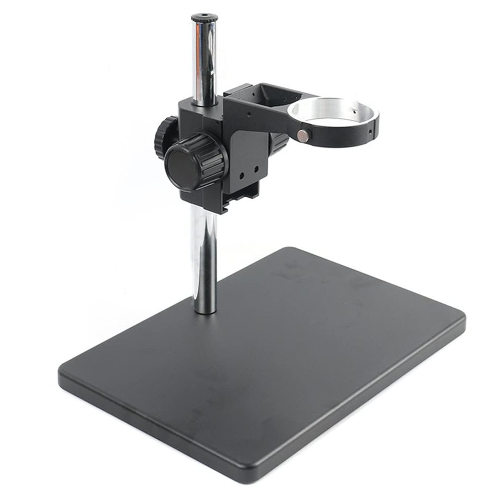 VAKUUM Lab Microscope Slides Stereo Microscope Table Stand Focusing Rack Diameter 76mm Microscope Parts (Color : A)
