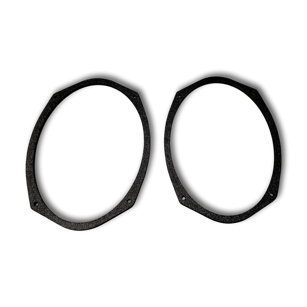 1 Pair - 6"x9" 6x9 Speaker Depth Spacers/Extension Rings/Extender/Stackable - SPKBRK012 (1/4" Thick)