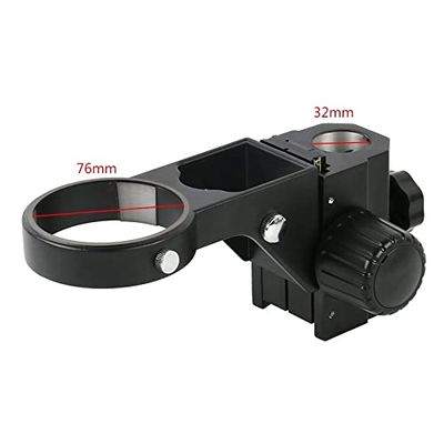 Lab Microscope Slides Stereo Microscope Table Stand Focusing Rack Diameter 76mm Microscope Parts (Color : H)