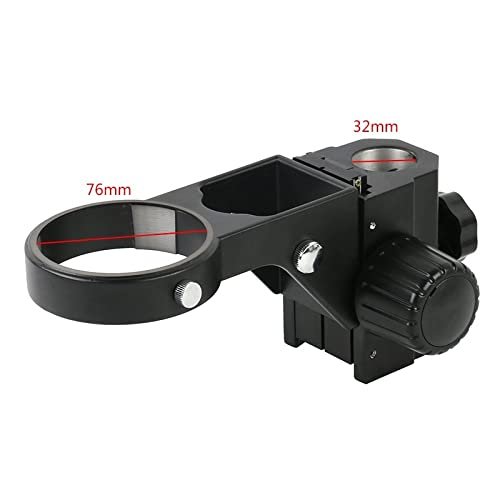 Lab Microscope Slides Stereo Microscope Table Stand Focusing Rack Diameter 76mm Microscope Parts (Color : H)