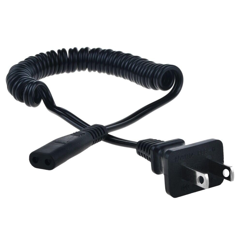 Marg Power Cord for Flyco Hairball Trimmer FR5221 FR5222 FR5223 FR5225 Cord Cable