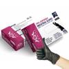 Abnili Black Vinyl Gloves Disposable Latex-free, Powder-free, Medium 4.5-Mil 100-Count, Food Handling, Cleaning, Cooking, kitchen & Household Use view 1