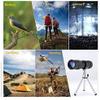 4K 10-300X40mm Super Telephoto Zoom Monocular Telescope with Smartphone Holder and Tripod for Beach Travel Bird Watching Camping view 4