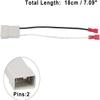 Unifizz Car 4pcs Speaker Connector Harness Adapter 72-7800 for Honda Pilot Civic CRV Ridgeline Accord Element for Odyssey Acura Integra CL RL TL view 3