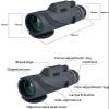 40X60 Monocular Telescope for Adults - Waterproof Monocular for Birds Watching Sports, Monocular with BAK4 FMC Lens view 4