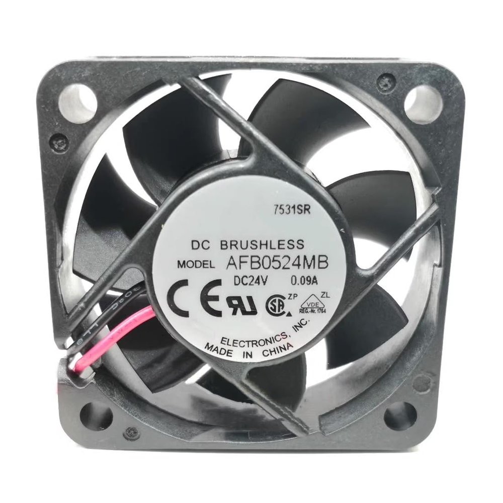 DC24V 0.09A AFB0524MB 5015 5cm 2-Wire Inverter Cooling Fan
