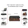 4 in 4 Out Audio Stereo 2.0 L R Audio Sound Selector Box, Dual Channel Lossless HiFi Sound Source Switcher, for DVD Game Consoles (U.S. view 2