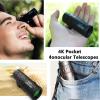 Telescope monocular 4 - -10 500 for Smartphone 68g Ultra Lightweight Compact Mini Pocket Binoculars with Night Vision High Power Prism Spotting Scopes for Birdwatching view 3