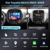2G 64G Android Car Stereo for Toyota RAV4 2003 2004 2005 with Wireless CarPlay Android Auto,podofo 9 inch Touch Screen Bluetooth Car Radio Receivers with GPS FM/RDS HiFi Audio WiFi Backup Camera view 2