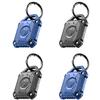 Airtag Holder 4 Pack, IP68 Waterproof Air Tag. Holder Keychain,Hard TPU Airtag Keychain, 360 Full Protection, Apple Tag Holder with Key Ring for Apple Airtag.(Black 4 Pack) view 1