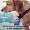 Airtag Holder 4 Pack, IP68 Waterproof Air Tag. Holder Keychain,Hard TPU Airtag Keychain, 360 Full Protection, Apple Tag Holder with Key Ring for Apple Airtag.(Black 4 Pack) view 4