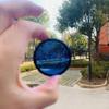 2Pcs Total Size Diameter 52mm with Frame Ring Light Blue IR Filter Glass view 4