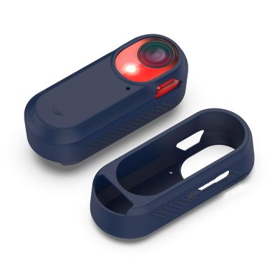 Compatible with Garmin Varia RCT715 Silicone Case Cycling Rearview Radar Case (Blue)