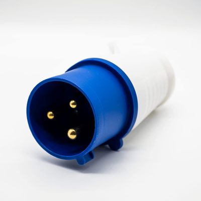 Elecbee Industrial Connector Plug 3P 32A 220V-250V 2P+E 6h IP44