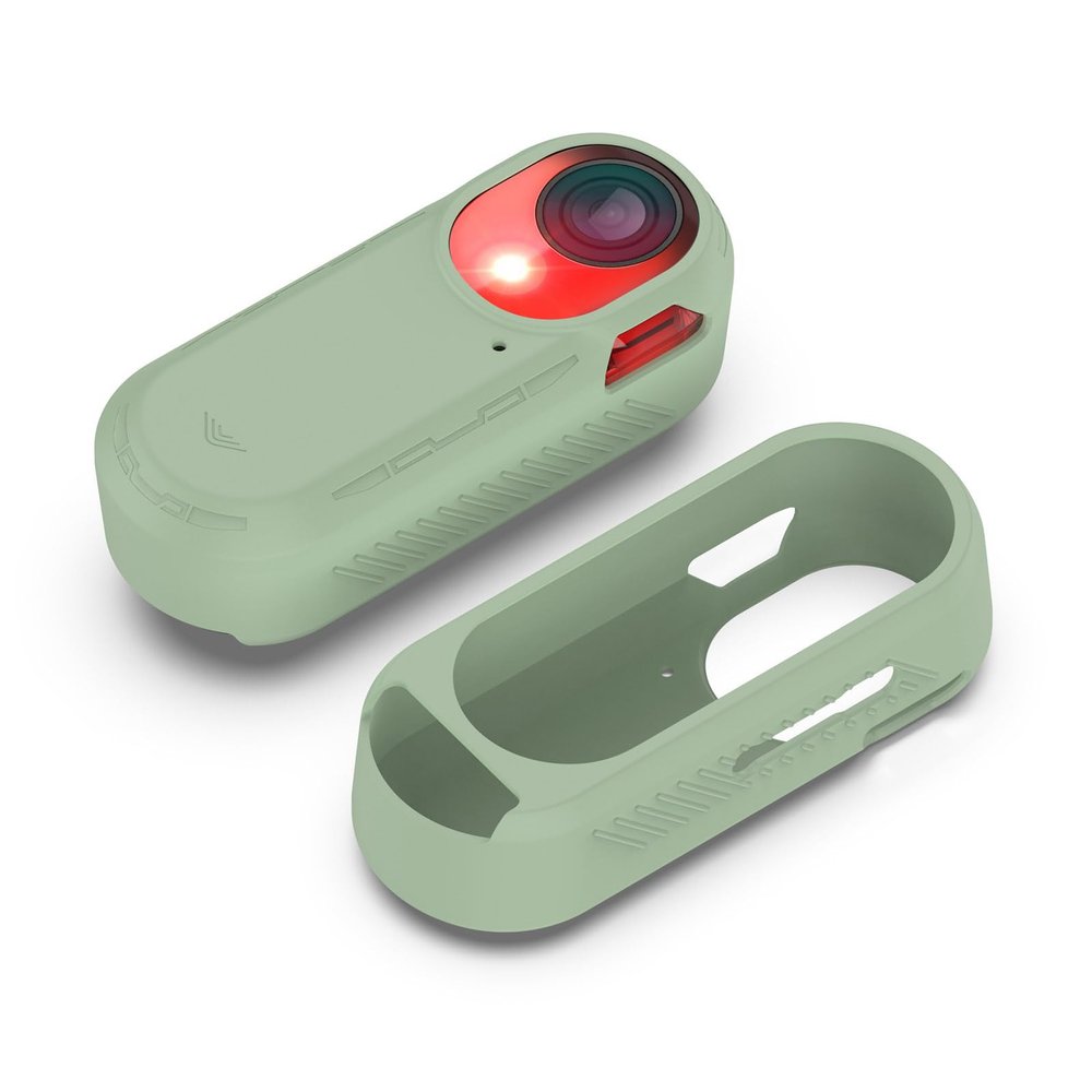 Compatible with Garmin Varia RCT715 Silicone Case Cycling Rearview Radar Case (Light Green)