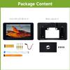 Waveshare 7inch Capacitive Touch Display, Supports Pi 4B only, DSI Interface, IPS Screen, 800480, 5-Point Touch, with Case view 2