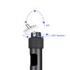 AlfaView Extendable Mounting Pole for Security Camera, 20cm-40cm Telescopic Mounting Pole with 1/4" Thread Adapter, Universal Aluminum Ceiling Wall Mount for Dome Bullet Camera (Black) view 4