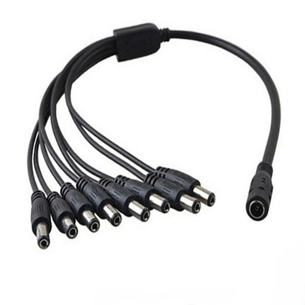 Marg 8-Plug Splitter 8-Way Power Cord for Snark 9 Volt Daisy Chain Adaptor Cable SA2 SA-2 SA1 SA-1 Power Supply 1 to 8 Pedal Daisy Chain Cord Adapter