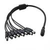 Marg 8-Plug Splitter 8-Way Power Cord for Snark 9 Volt Daisy Chain Adaptor Cable SA2 SA-2 SA1 SA-1 Power Supply 1 to 8 Pedal Daisy Chain Cord Adapter view 1