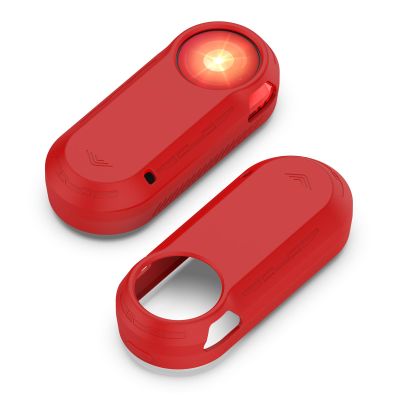 Compatible with Garmin Varia RTL515 Silicone Case Cycling Rearview Radar Case (Red)