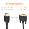 Amazon Basics HDMI to DVI Adapter Cable, Bi-Directional 1080p, Gold Plated, Black, 6 ft, 36-Packs view 4