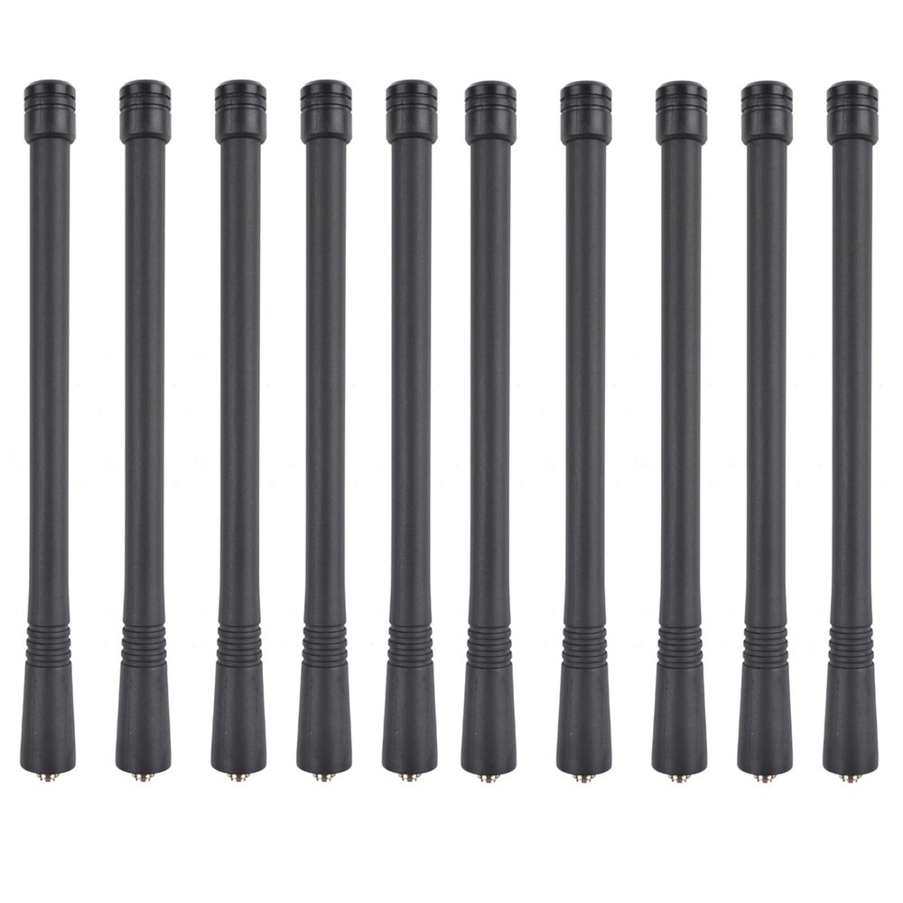 10Pcs NAD6567 136-174MHz VHF Helical Antenna Compatible with HT1000 MTX838 MTS2000 XTS2500 XTS3000 XTS3500 PR1500 PRO7150 Elite Radio