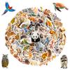 100 PCS Jungle Animal Stickers Safari Zoo Animal Wild One Stickers for Laptop Water Bottle Computer Refrigerator Luggage Phone Case Bicycle Teens (Jungle Animal) view 1