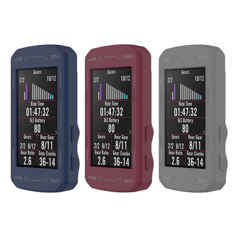 Case Compatible for Bryton Rider 750 GPS Cycling/Bike Computer, Silicone Replacement Protective Case Shockproof Case Cover Accessory for Bryton Rider 750 (3 Colors B)