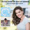 Neck Coolers for Hot Weather with Buttons,Hands Free Cold Pack,Reusable Neck Cooler,Wearable Cooling Neck Wraps,Freezing below 18  (3PCS) view 2