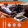 Portable CD Player,Anti-Skip/Shockproof Home Bluetooth CD Player,Desktop CDs Players with LCD Touch Screen,Rechargable Personal CDs Players for Car view 3