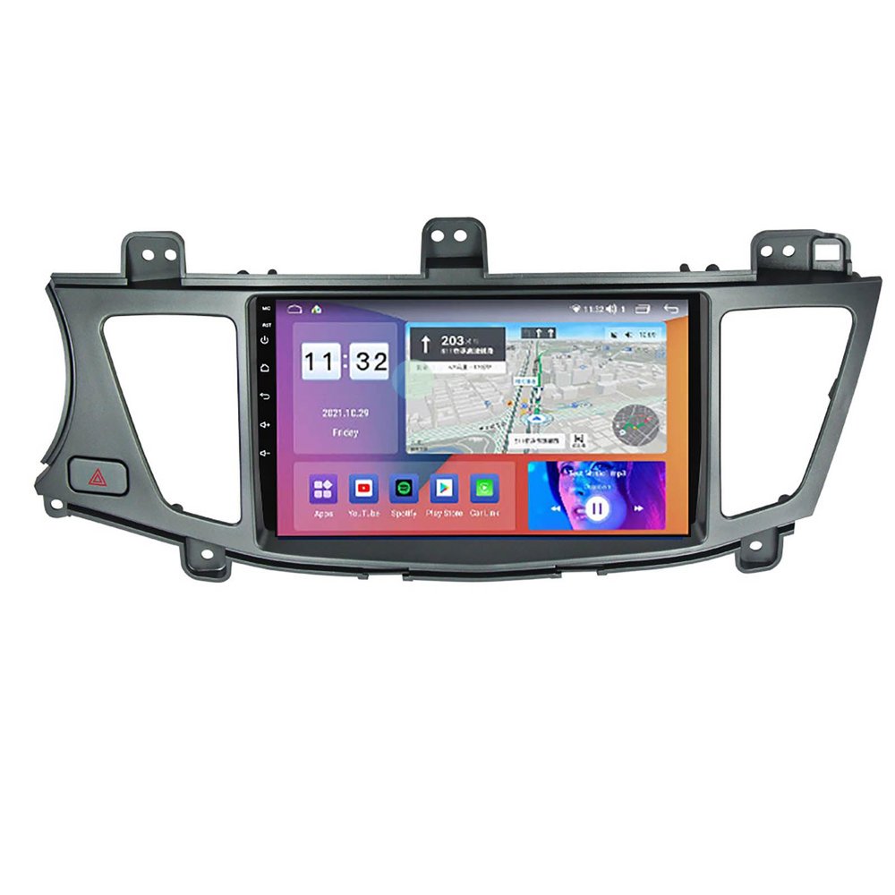 Android 12 Autoradio Car Navigation Stereo for KIA K7 Cadenza 11-15 with GPS Radio 9inch Touch Screen Multimedia Player BT WiFi Split Screen EQ Setting Car Radio