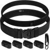 VISMIX Nylon Duty Belt 2" Hook Lining Outer With Loop Inner, Key Holder and Belt Keepers view 1