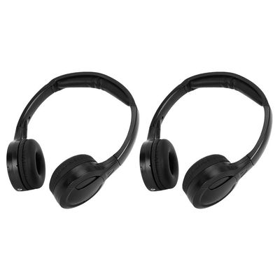 Astibym 2 Channel Cordless Infrared IR Stereo o Headphone Earphone for Car Headrest DVD, Automotive Electronics