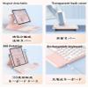 GOOVEN Keyboard Cover for iPad 10th Gen 10.9 inch with Touchpad 360 Rotating Stand, Magnet Detachable Bluetooth Keyboard, Transparent Back Shell (Blue) view 3